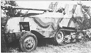 7.5cm PaK 40 on Somua MCG S 307 (f)